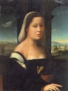 BUGIARDINI, Giuliano Portrait of a Woman oil on canvas